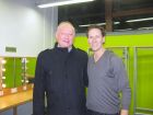 With Brendan Cole from Strictly Come Dancing